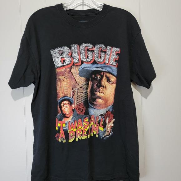 ☺️ Vintage Y2K Biggie Graphic Tee - Black - Picture 1 of 3
